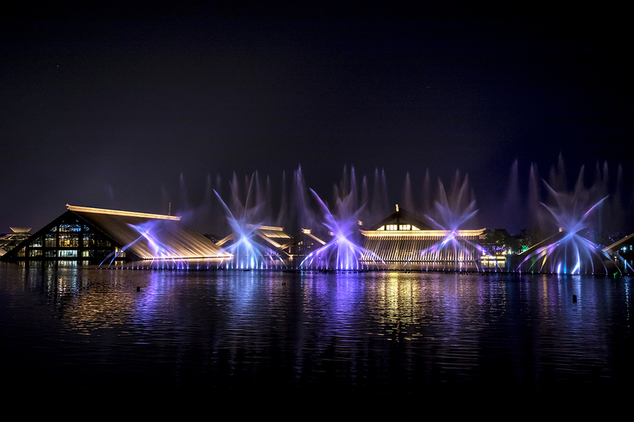 广富林音乐喷泉
