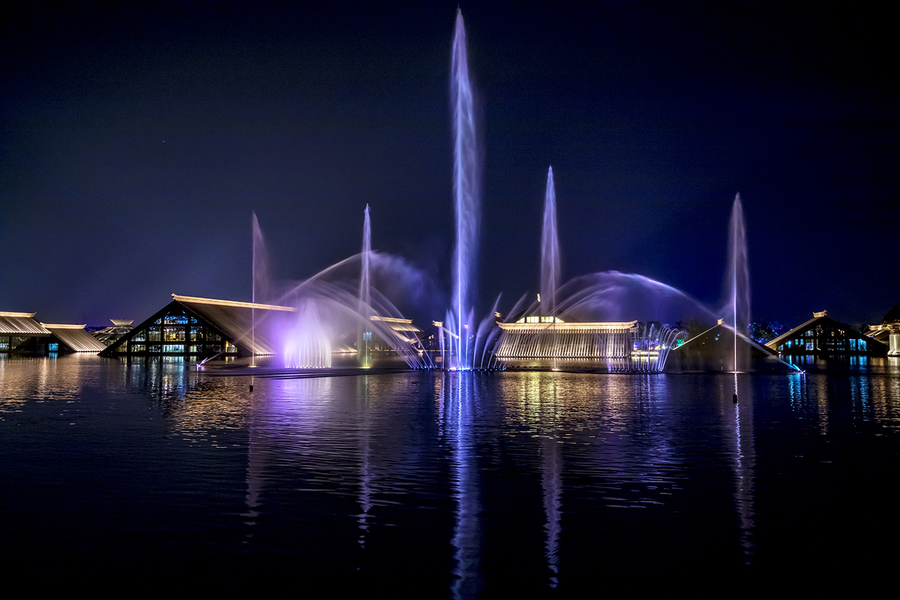 广富林音乐喷泉